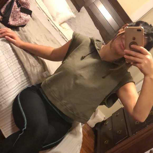 Free People Movement Swoop Crop Sleeveless Hoodie - Picture 6 of 8